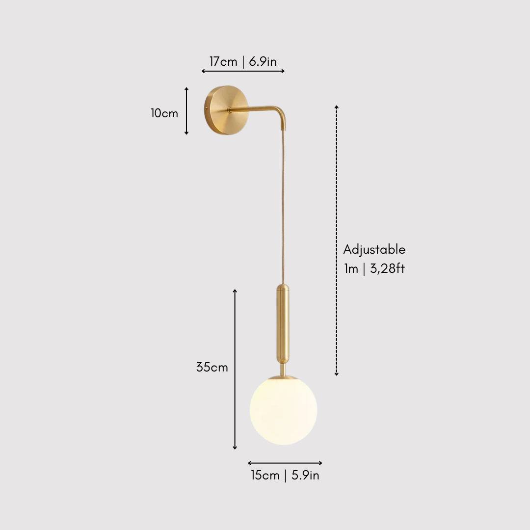 LichtGlans Verstelbare Wandlamp