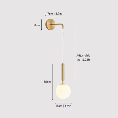 LichtGlans Verstelbare Wandlamp